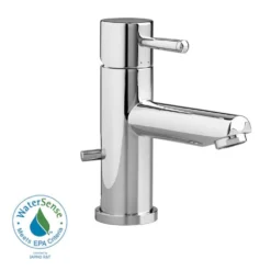 American Standard Serin Single Hole Single-Handle Low-Arc Vessel Bathroom Faucet With Speed Connect Drain In Polished Chrome -The Home Depot polished chrome american standard vessel sink faucets 2064 101 002 77 1000