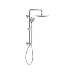 American Standard Spectra Versa 4-Spray Round 24 In. Wall Bar Shower Kit With Hand Shower 1.8 GPM In Polished Chrome