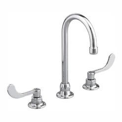American Standard Monterrey 8 In. Widespread 2-Handle 1.5 GPM Gooseneck Bathroom Faucet With Rigid Swivel Spout In Polished Chrome