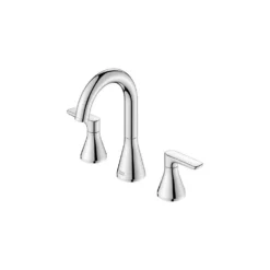 American Standard Aspirations 8 In. Widespread 2-Handle Bathroom Faucet With Drain Polished Chrome -The Home Depot polished chrome american standard widespread bathroom faucets 7061801 002 1d 1000