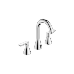 American Standard Aspirations 8 In. Wideset Double Handle High-Arc Bathroom Faucet Combo Kit With Push Drain In Polished Chrome -The Home Depot polished chrome american standard widespread bathroom faucets 7061857 002 31 1000