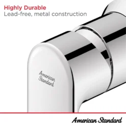 American Standard Aspirations 8 In. Wideset Double Handle High-Arc Bathroom Faucet Combo Kit With Push Drain In Polished Chrome -The Home Depot polished chrome american standard widespread bathroom faucets 7061857 002 c3 1000