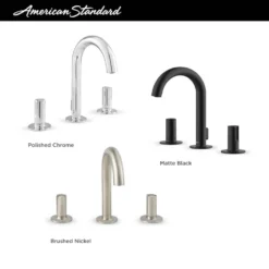 American Standard Studio S 8 In. Widespread 2-Handle Bathroom Faucet With Drain Assembly In Polished Chrome -The Home Depot polished chrome american standard widespread bathroom faucets 7105821 002 1d 1000