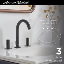 American Standard Studio S 8 In. Widespread 2-Handle Bathroom Faucet With Drain Assembly In Polished Chrome -The Home Depot polished chrome american standard widespread bathroom faucets 7105821 002 a0 1000