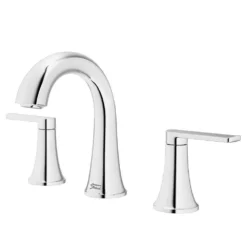 American Standard Corsham 8 In. Widespread Double Handle Bathroom Faucet In Polished Chrome -The Home Depot polished chrome american standard widespread bathroom faucets 7428801 002 1d 1000