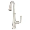 American Standard Delancey Single-Handle Bar Faucet With Pull-Down Spray In Polished Nickel