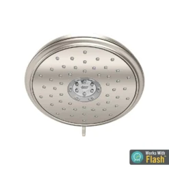 American Standard Spectra+ 4-Spray 7.3 In. Single Ceiling Mount Fixed Adjustable Shower Head In Polished Nickel