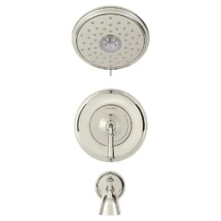American Standard Delancey Water Saving 1-Handle Tub And Shower Trim Kit For Flash Rough-in Valves In Polished Nickel (Valve Not Included) -The Home Depot polished nickel american standard shower bathtub trim kits tu052508 013 66 1000