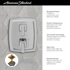 American Standard Townsend 2-Handle Wall Mount Diverter Valve Trim Kit In Polished Nickel (Valve Not Included) -The Home Depot polished nickel american standard shower bathtub trim kits tu353740 013 1d 1000