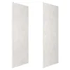American Standard 36 In. X 98 In. 2-Piece Glue-Up Alcove Side Shower And Bath Wall Set In Sand Granite