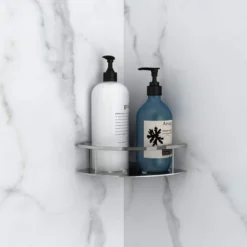 American Standard Passage 60 In. X 72 In. Left Drain 4-Piece Glue-Up Alcove Shower Wall, Shelf, Door And Base Kit In Serene Marble -The Home Depot serene marble american standard shower stalls kits p2739lho 377 a0 1000