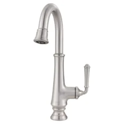 American Standard Delancey Single-Handle Bar Faucet With Pull-Down Spray In Stainless Steel