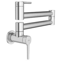 The Home Depot 42 American Standard Studio S Wall Mount Pot Filler With Swing Arm In Stainless Steel