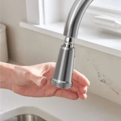 American Standard Eastcourt Single Handle Pull Down Sprayer Kitchen Faucet With Dual Spray In Stainless Steel -The Home Depot stainless steel american standard pull down kitchen faucets 1057730750 40 1000