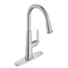 American Standard Eastcourt Single Handle Pull Down Sprayer Kitchen Faucet With Dual Spray In Stainless Steel