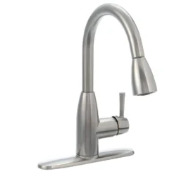 American Standard Fairbury Single-Handle Pull-Down Sprayer Kitchen Faucet In Stainless Steel