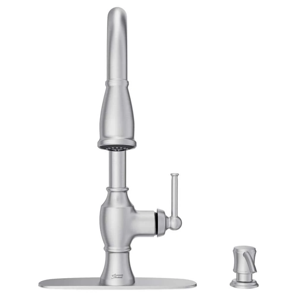 American Standard Marchand Single Handle Pull-Down Sprayer Kitchen Faucet In Stainless Steel 10 American Standard Marchand Single Handle Pull-Down Sprayer Kitchen Faucet In Stainless Steel - Image 10