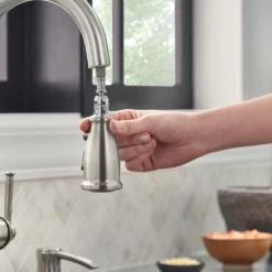 American Standard Marchand Single Handle Pull-Down Sprayer Kitchen Faucet In Stainless Steel 21 American Standard Marchand Single Handle Pull-Down Sprayer Kitchen Faucet In Stainless Steel -The Home Depot stainless steel american standard pull down kitchen faucets 7029301 075 c3 1000