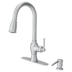 American Standard Marchand Single Handle Pull-Down Sprayer Kitchen Faucet In Stainless Steel 25 American Standard Marchand Single Handle Pull-Down Sprayer Kitchen Faucet In Stainless Steel -The Home Depot stainless steel american standard pull down kitchen faucets 7029301 075 fa 1000