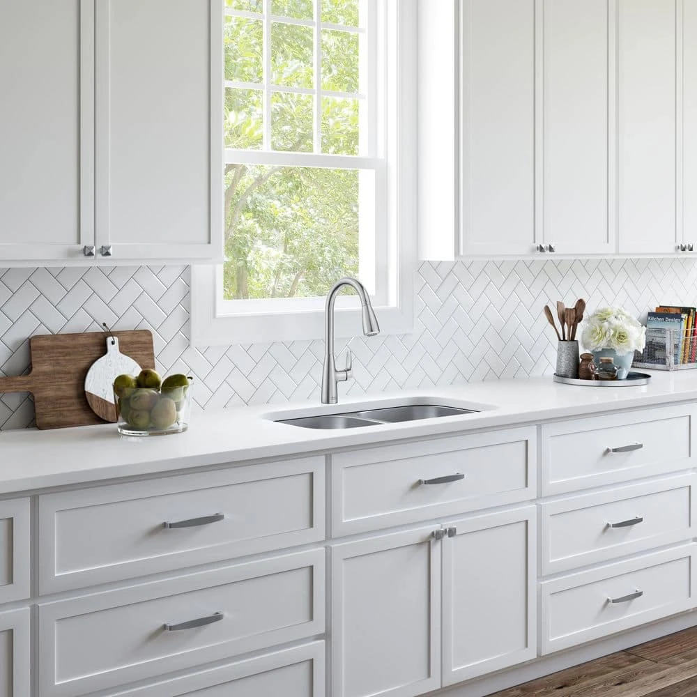 American Standard Colony Pro Single Handle Pull Down Sprayer Kitchen Faucet In Stainless Steel 10 American Standard Colony Pro Single Handle Pull Down Sprayer Kitchen Faucet In Stainless Steel - Image 10