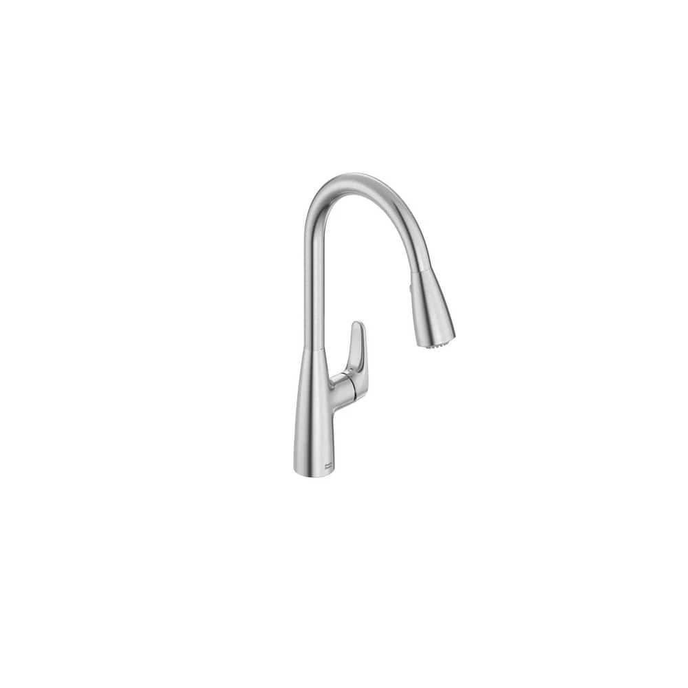 American Standard Colony Pro Single Handle Pull Down Sprayer Kitchen Faucet In Stainless Steel 11 American Standard Colony Pro Single Handle Pull Down Sprayer Kitchen Faucet In Stainless Steel - Image 11