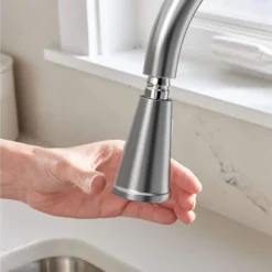 American Standard Palestra Touchless Single Handle Pull Down Sprayer Kitchen Faucet With Dual Spray In Stainless Steel 27 American Standard Palestra Touchless Single Handle Pull Down Sprayer Kitchen Faucet With Dual Spray In Stainless Steel -The Home Depot stainless steel american standard pull down kitchen faucets 7438381 075 d4 1000