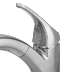 American Standard Barton Single-Handle Pull-Out Sprayer Kitchen Faucet With Soap Dispenser In Stainless Steel -The Home Depot stainless steel american standard pull out kitchen faucets 4145ssf 4f 1000