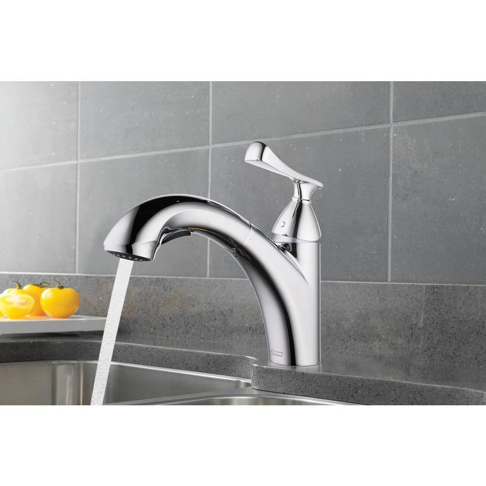 American Standard Chatfield Single-Handle Pull-Out Sprayer Kitchen Faucet In Stainless Steel 10 American Standard Chatfield Single-Handle Pull-Out Sprayer Kitchen Faucet In Stainless Steel - Image 10
