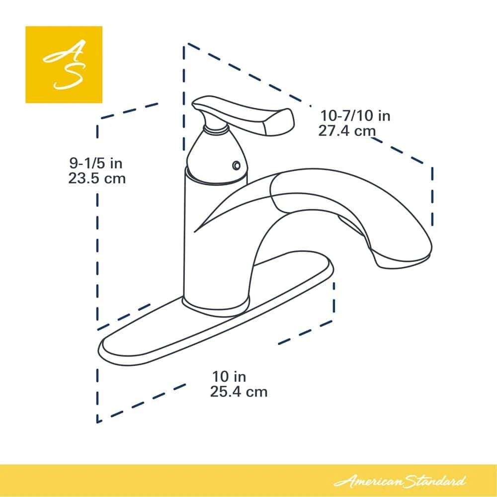 American Standard Chatfield Single-Handle Pull-Out Sprayer Kitchen Faucet In Stainless Steel 4 American Standard Chatfield Single-Handle Pull-Out Sprayer Kitchen Faucet In Stainless Steel - Image 4