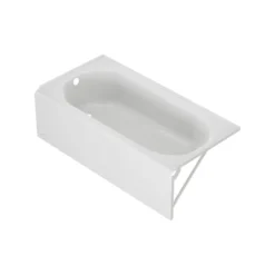 American Standard Princeton PRO 60 In. X 30 In. AFR Soaking Bathtub With Left Drain In White -The Home Depot white american standard alcove bathtubs 1392202 020 76 1000