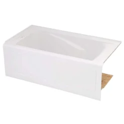 American Standard EverClean 60 In. X 32 In. Left Drain Soaking Tub In White