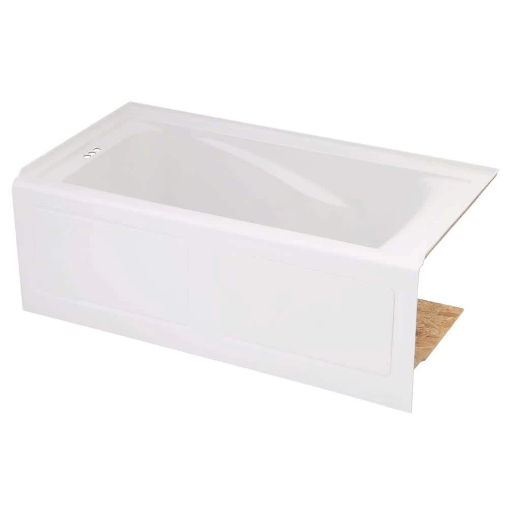 American Standard EverClean 60 In. X 32 In. Left Drain Soaking Tub In White 1 American Standard EverClean 60 In. X 32 In. Left Drain Soaking Tub In White
