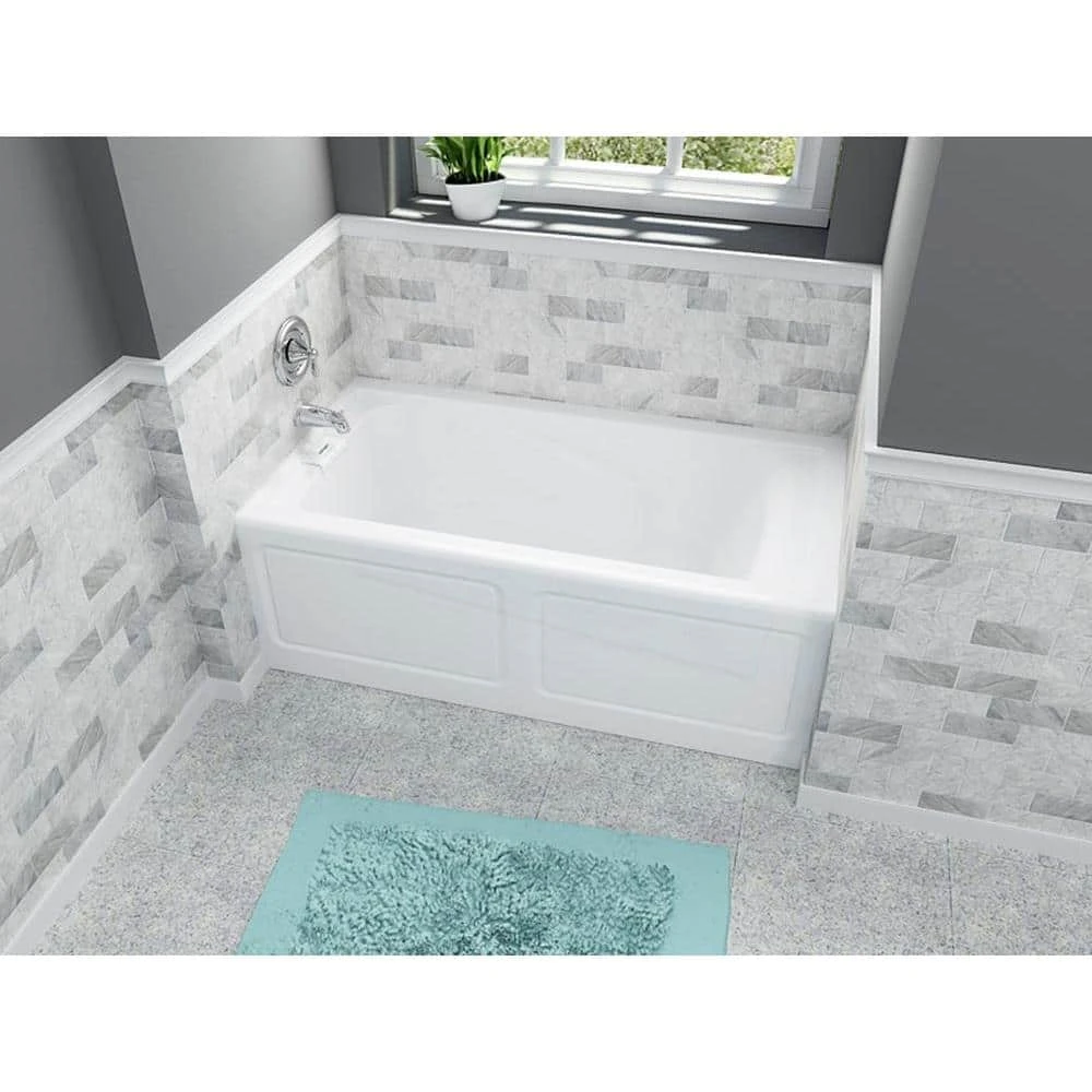 American Standard EverClean 60 In. X 32 In. Left Drain Soaking Tub In White 2 American Standard EverClean 60 In. X 32 In. Left Drain Soaking Tub In White - Image 2