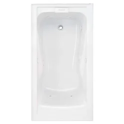 American Standard Evolution 60 In. X 32 In. Soaking Bathtub With Left Hand Drain In White -The Home Depot white american standard alcove bathtubs 2425v lho 002 020 40 1000