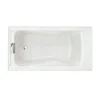 American Standard Evolution 60 In. X 32 In. Soaking Bathtub With Left Hand Drain In White