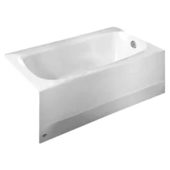 American Standard Cambridge 60 In. X 32 In. Soaking Bathtub With Left Hand Drain In White -The Home Depot white american standard alcove bathtubs 2460 002 020 76 1000