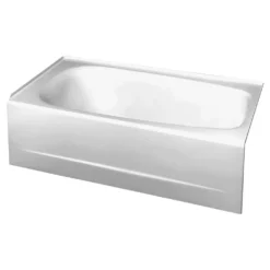 American Standard Cambridge 60 In. X 32 In. Soaking Bathtub With Left Hand Drain In White -The Home Depot white american standard alcove bathtubs 2460 002 020 fa 1000