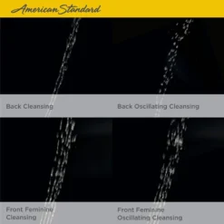 American Standard Advanced Clean 2.5 SpaLet Electric Bidet Seat For Elongated Toilet In White -The Home Depot white american standard bidet toilet seats 8012a60grc 020 fa 1000