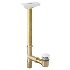 American Standard Max 1-1/2 In. Brass Deep Soak Drain In White -The Home Depot white american standard drains drain parts 1599 205 020 1d 1000