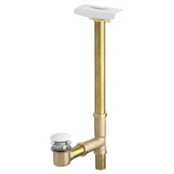 American Standard Max 1-1/2 In. Brass Deep Soak Drain In White -The Home Depot white american standard drains drain parts 1599 205 020 a0 1000