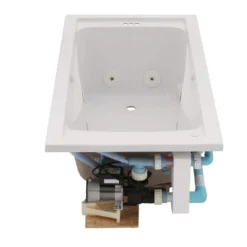 American Standard EverClean 60 In. X 32 In. Reversible Drain Whirlpool Tub In White -The Home Depot white american standard drop in tubs 2422lc 020 31 1000