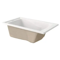 American Standard Evolution 60 In. X 32 In. Acrylic Reversible Drain Bathtub In White 6 American Standard Evolution 60 In. X 32 In. Acrylic Reversible Drain Bathtub In White -The Home Depot white american standard drop in tubs 2422v 002 020 40 1000