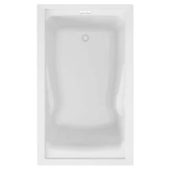 American Standard Evolution 60 In. X 32 In. Acrylic Reversible Drain Bathtub In White
