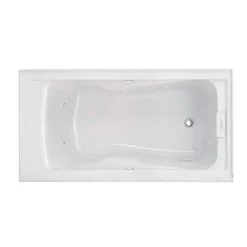 American Standard Lifetime 5 Ft. X 32 In. Left Hand Outlet Whirlpool Tub In White