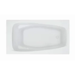 American Standard Renaissance 60 In. X 32.75 In. Rectangular Soaking Bathtub With Reversible Hand Drain In White