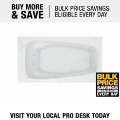 American Standard EverClean 60 In. X 32.8 In. Rectangular Whirlpool Bathtub With Reversible Drain In White 12 American Standard EverClean 60 In. X 32.8 In. Rectangular Whirlpool Bathtub With Reversible Drain In White -The Home Depot white american standard drop in tubs 2732lc 020 1d 1000