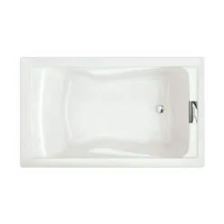 American Standard Evolution 60 In. X 36 In. Deep Soaking Bathtub With Reversible Drain In White
