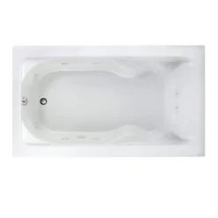 American Standard Cadet EverClean 72 In . X 42 In. Whirlpool Tub In White