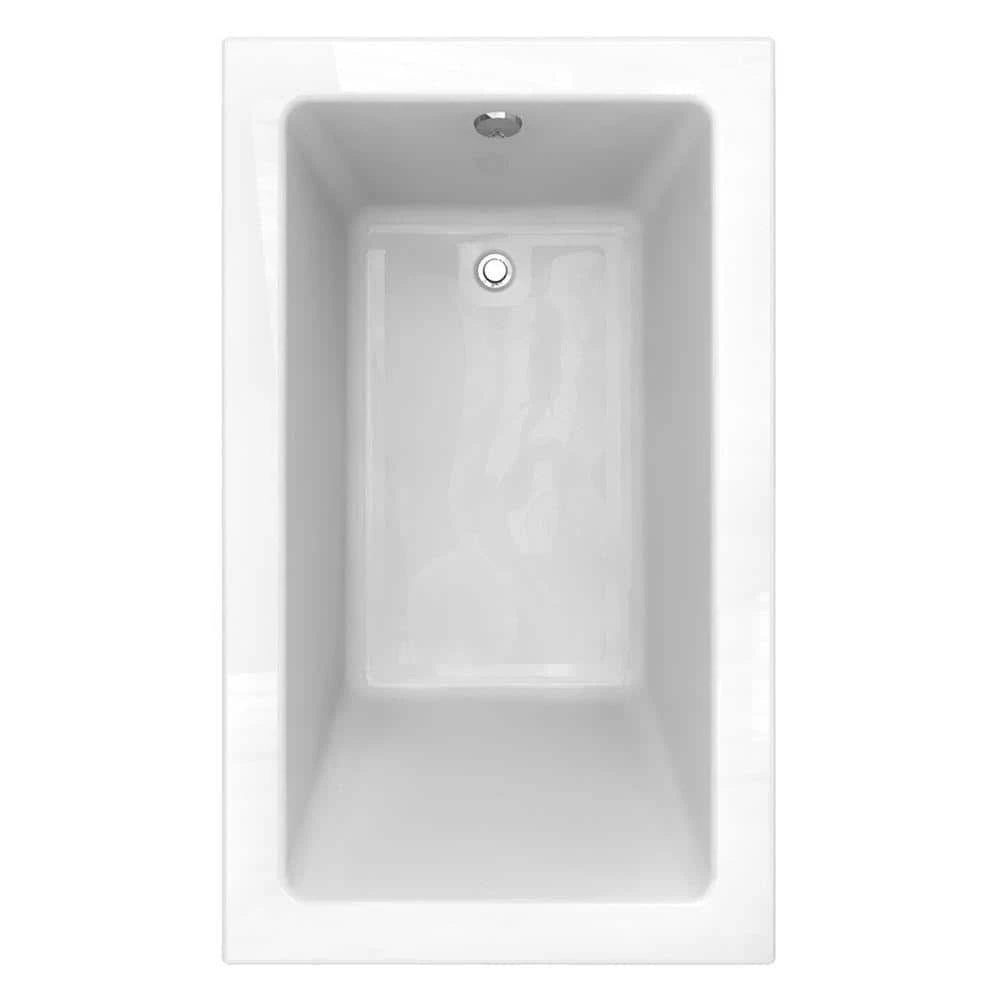 American Standard Studio 60 In. X 36 In. Zero Edge Profile Soaking Bathtub With Reversible Drain In White 1 American Standard Studio 60 In. X 36 In. Zero Edge Profile Soaking Bathtub With Reversible Drain In White
