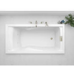 American Standard Evolution EverClean 72 In. X 36 In. Whirlpool Tub In White